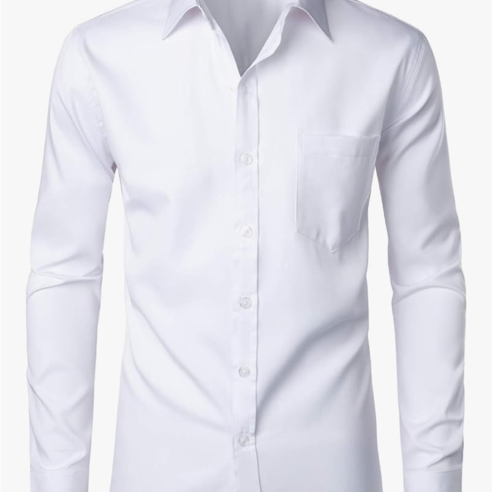 Classic White Men's Shirt